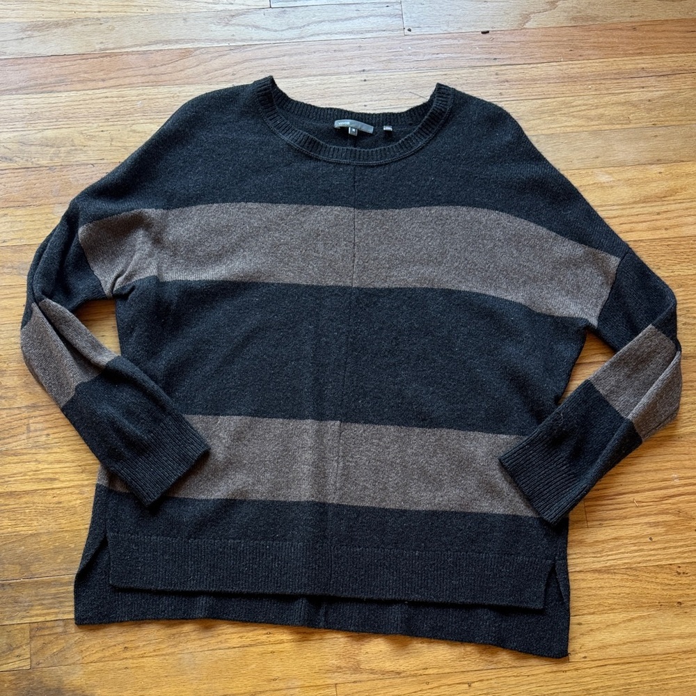 Vince Charcoal Knit Pullover